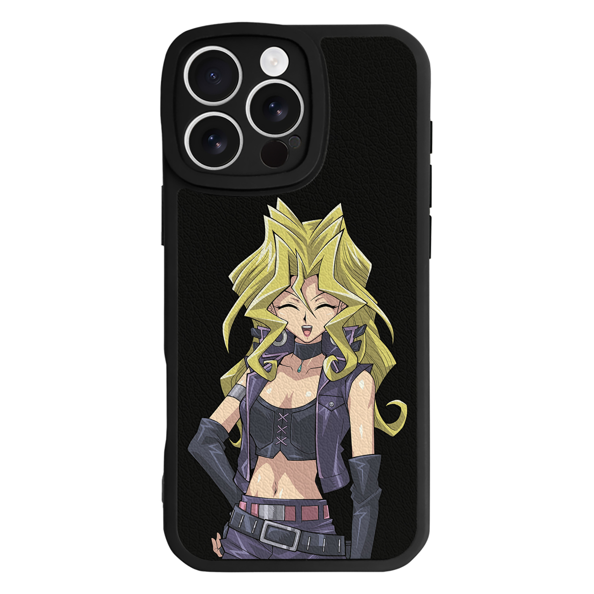 遊☆戯☆王 Yu-Gi-Oh! 【iPhone 16シリーズ対応】シリコンスマホケース（レザー調） 材質：シリコン